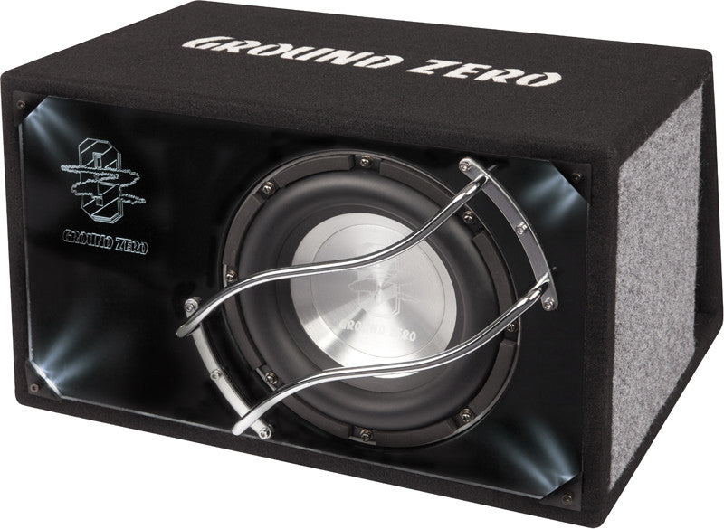 Žemų dažnių garsiakalbis dėžėje Ground Zero GZHB 20XBT, 400W/RMS Garsiakalbiai Ground Zero AUTOGARSAS.LT