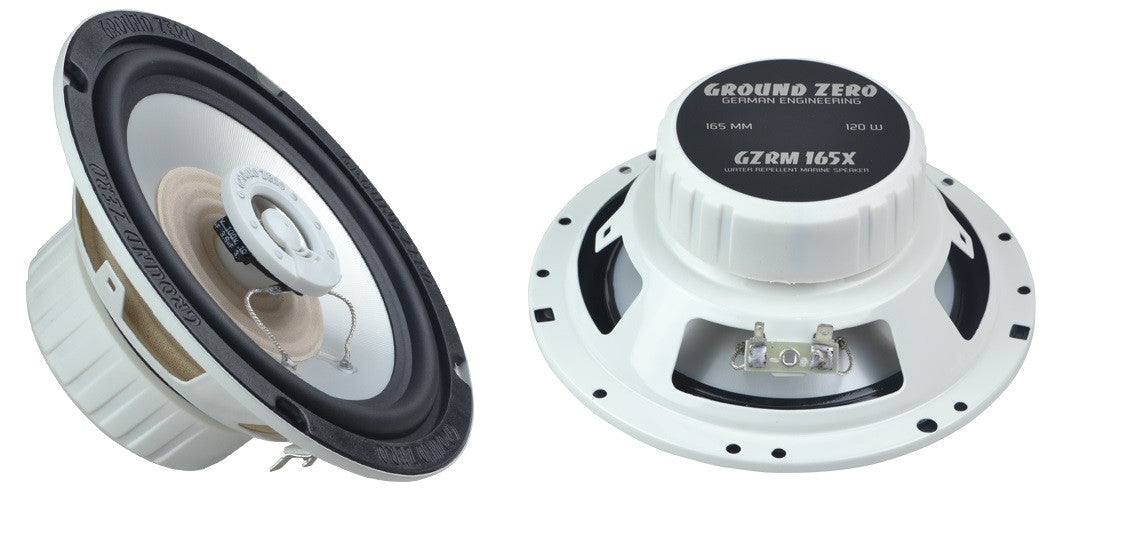 Garsiakalbiai Ground Zero GZRM 165X, 120W, koksialiniai, 2-jų juostų Garsiakalbiai Ground Zero AUTOGARSAS.LT