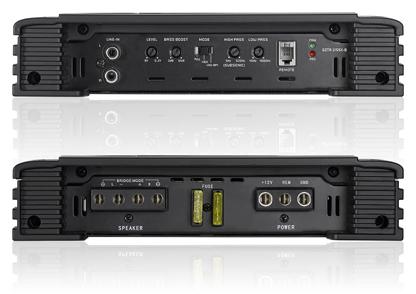 Komplektas su ž.d. garsiakalbiu dėžėje GZIB 300BR ir stiprintuvu Titanium GZTA 2155X Garsiakalbiai Ground Zero AUTOGARSAS.LT