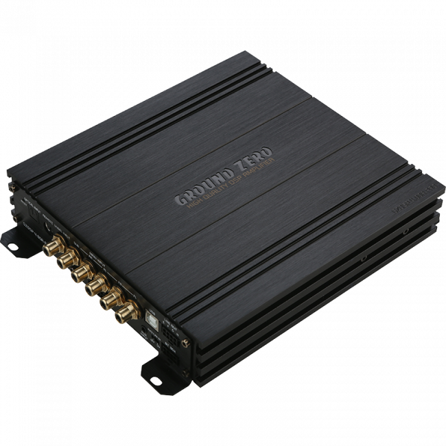Ground-Zero GZDSP 4.80A-PRO, 4-rių kanalų automobilinis garso stiprintuvas