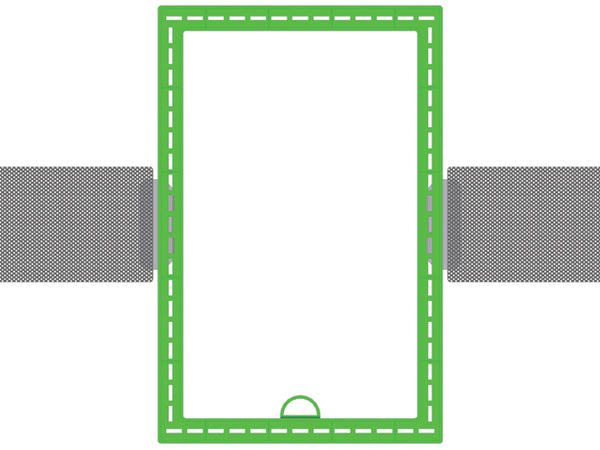 Monitor Audio WB8 Pre-Construction Bracket, montavimo rėmas
