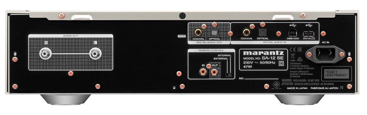 Marantz PM-12 Special Edition, integruotas stiprintuvas (įvairių spalvų)- galas