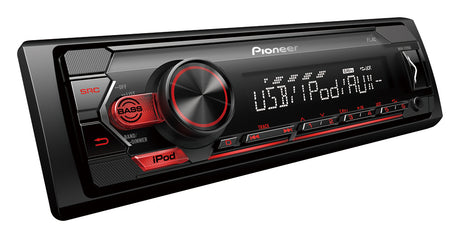 Magnetola automobiliui Pioneer MVH-S120UI, USB, AUX Magnetolos Pioneer AUTOGARSAS.LT