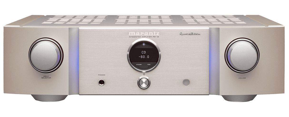 Marantz PM-12 Special Edition, integruotas stiprintuvas (įvairių spalvų)- silver gold