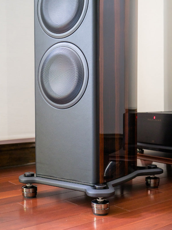 IsoAcoustics GAIA III, kojelės skirtos kolonėlių pastatymui