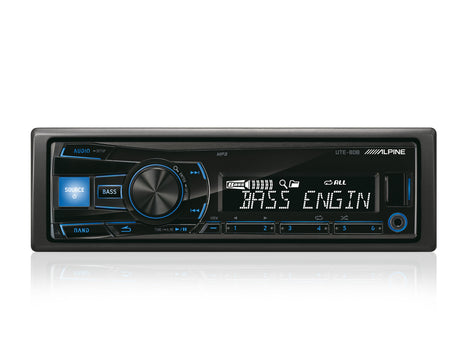 Magnetola automobiliui Alpine UTE-80B, USB, AUX Magnetolos Alpine AUTOGARSAS.LT