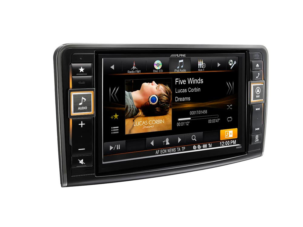 Navigacinė sistema Alpine X800D-ML, skirta Benz ML (W164) ir GL (X164) GPS navigacija Alpine AUTOGARSAS.LT