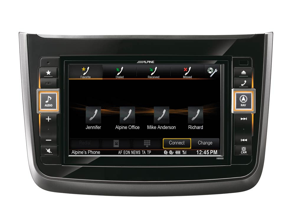 Navigacinė sistema Alpine X800D-V, skirta Benz Vito V639 ir Viano W639 GPS navigacija Alpine AUTOGARSAS.LT