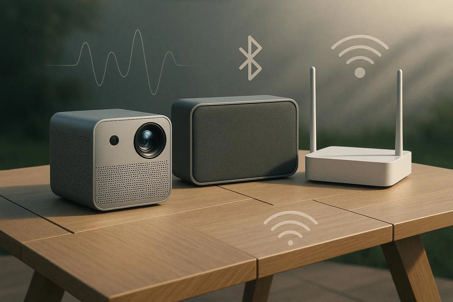 Wi-Fi ar Bluetooth: Kuris Geresnis Lauko Projektoriui?