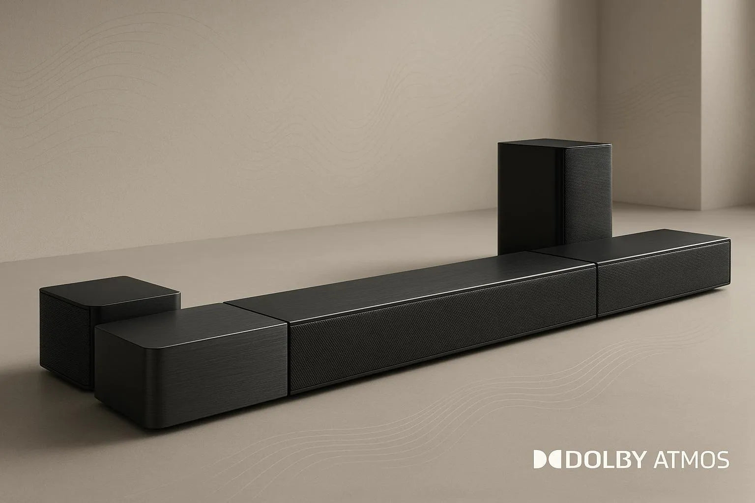 Modulinės garso juostos su Dolby Atmos