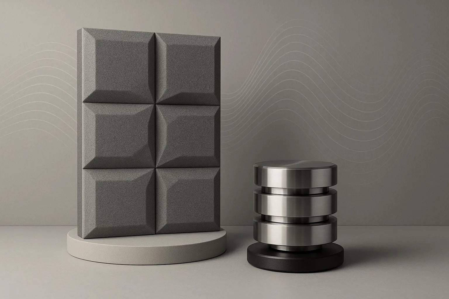 Akustinės plokštės vs. rezonanso slopintuvai