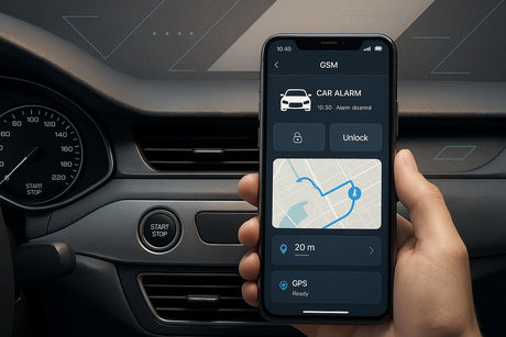 Automobilio apsauga su GSM signalizacija – sek, valdyk ir kontroliuok telefonu.