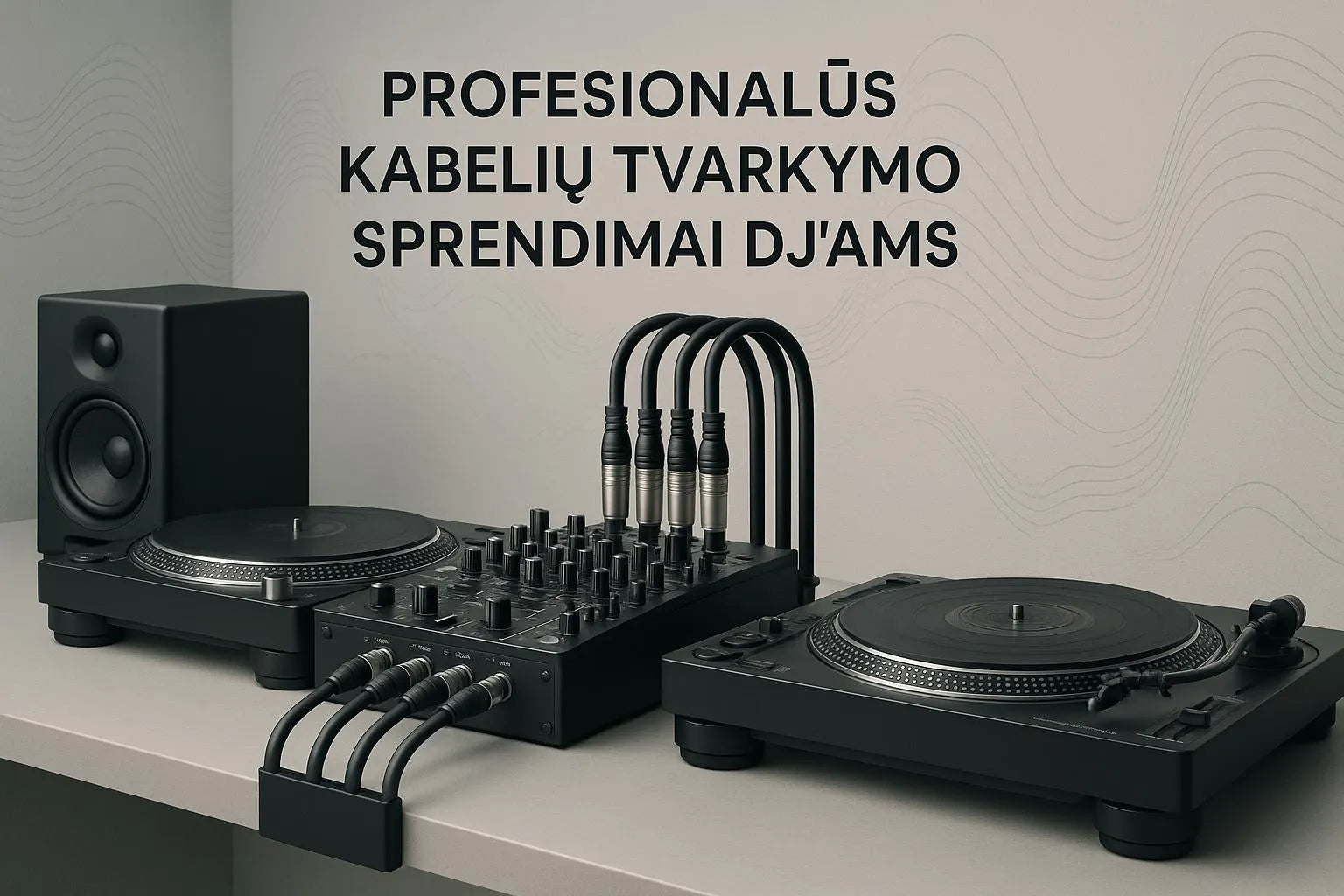 Profesionalūs Kabelių Tvarkymo Sprendimai DJ'ams