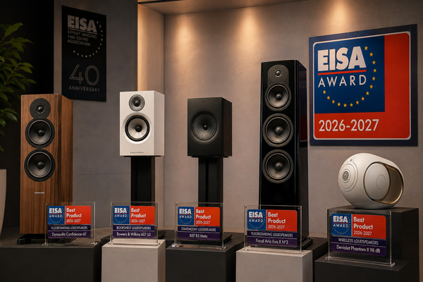 EISA apdovanojimai 2026-2027m. Geriausios Hi-Fi kolonėlės Europoje