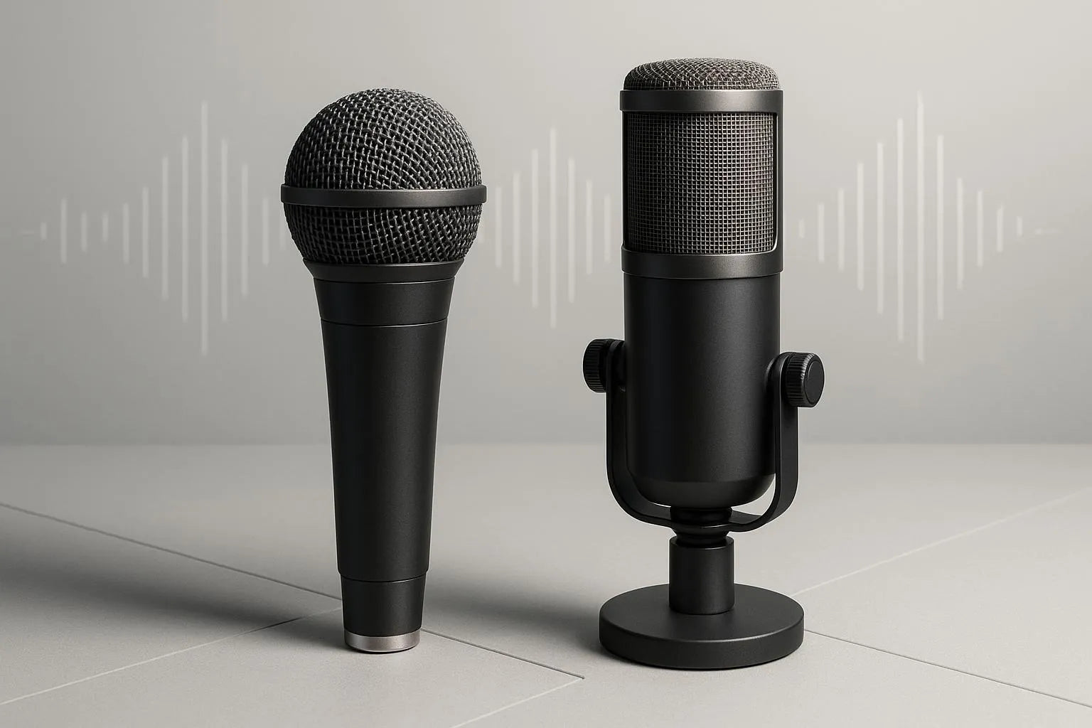 Dinaminis vs. kondensatorinis mikrofonas: išdėstymo skirtumai