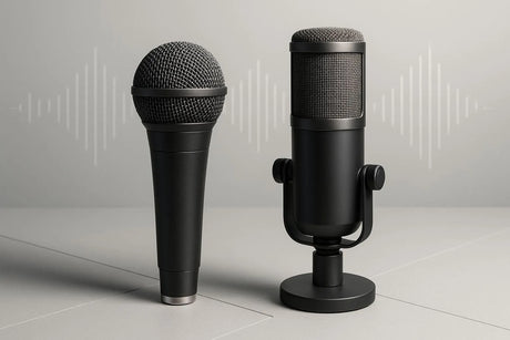 Dinaminis vs. kondensatorinis mikrofonas: išdėstymo skirtumai