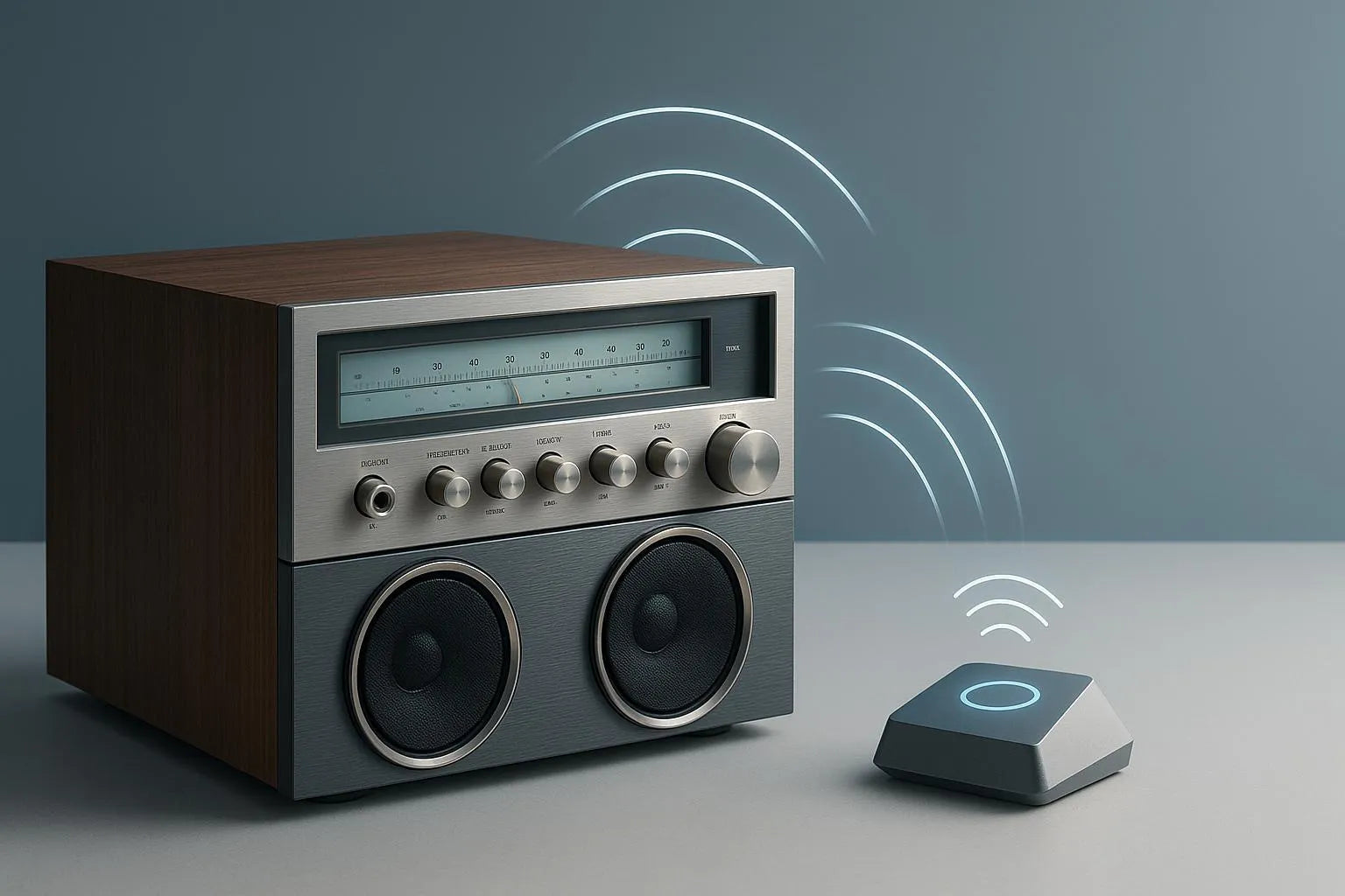 Kaip prijungti seną stereo sistemą prie išmaniųjų namų