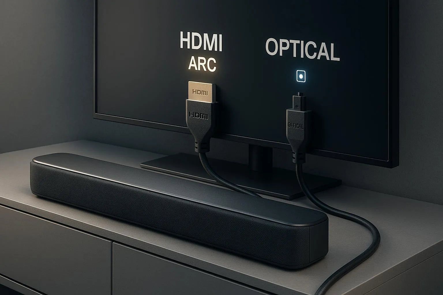 Kaip prijungti garso juostą: HDMI ARC ar optinis?