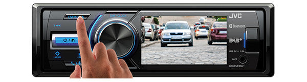 JVC, KD-X560BT 1-DIN AV grotuvas su 3" ekranu, Bluetooth