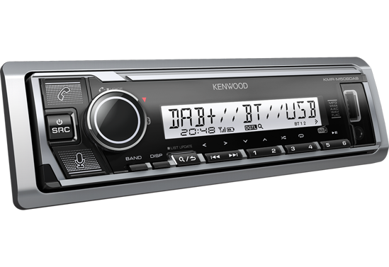 Kenwood, KMR-M508DAB USB MP3 magnetola su AUX įėjimu, Bluetoot