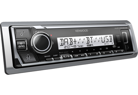 Kenwood, KMR-M508DAB USB MP3 magnetola su AUX įėjimu, Bluetoot - Didysis valdymo ratukas, DAB+ ir USB indikatoriai