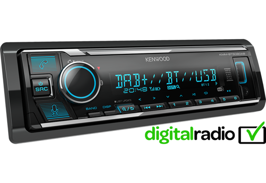 Kenwood, KMM-BT508DAB USB MP3/WMA автомагнитола с AUX входом