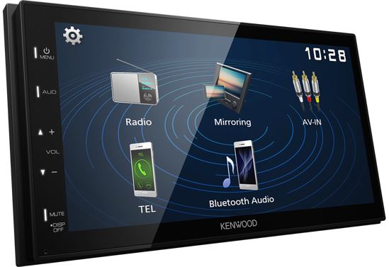 Kenwood, мультимедийная система DMX-129BT 2-DIN, Bluetooth, USB
