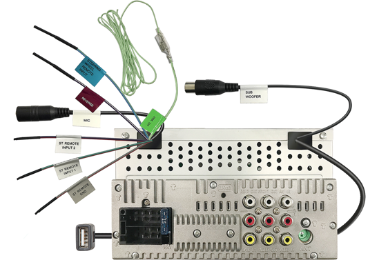 Kenwood, мультимедийная система DMX-129BT 2-DIN, Bluetooth, USB