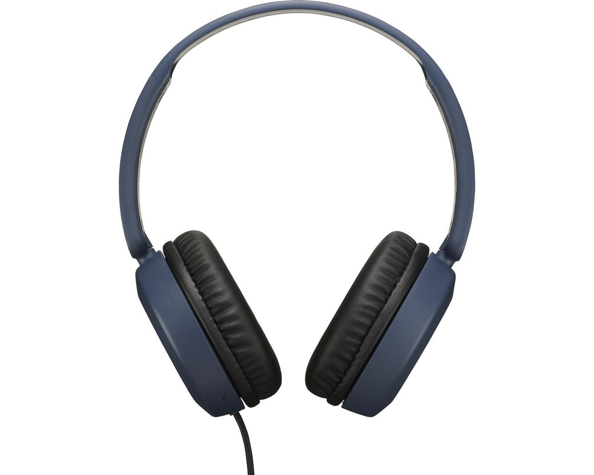 JVC, HA-S31MA-EX, mėlynos sp. dinaminės ausinės, mikrofonas