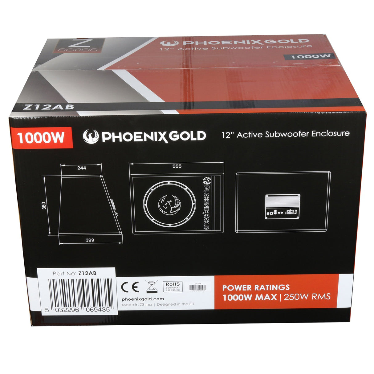Phoenix Gold, Z12AB žemų dažnių kol. su dėže
