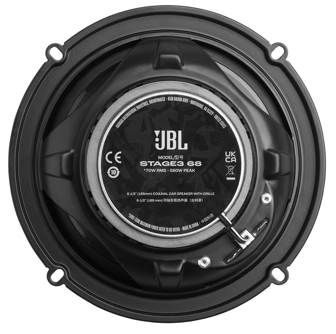 JBL STAGE3 68, GEN2 16 cm 2-juostų koaksialiniai garsiakalbiai