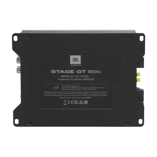 JBL, STAGE GT 60041, 4-kanalų, 4x65W, automobilinis garso stiprin