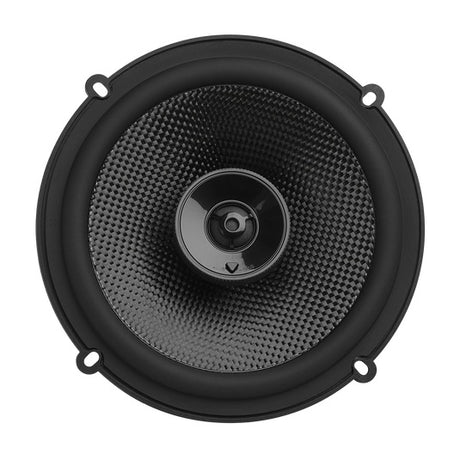 JBL, CLUB 64SQ, GEN3  2-juostų koaksialiniai garsiakalbiai 16cm - Garsiakalbio membrana su anglies pluošto raštu