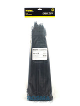 Bosma, kabelio dirželis  7.6x370mm juodas, 100vnt