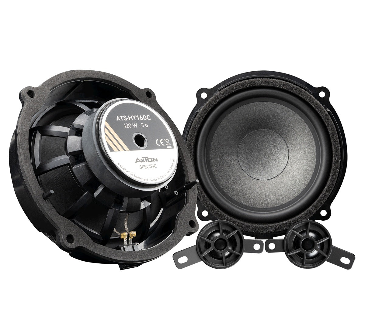 AXTON, ATS-HY160C Hyundai i30 16.5 cm / 6.5" 2-juostų komponentini