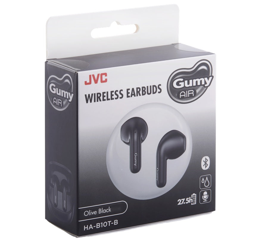 JVC, HA-B10TB, juodos sp. dinaminės ausinės