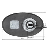 FM/AM automobilio antena Peugeot, Citroen - Matmenys, jungtis, tvirtinimo detalė