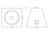 Korpusas žemu dažnių garsiakalbiui MDF18, 40l, 30cm