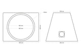 Korpusas žemu dažnių garsiakalbiui MDF18, 50l, 38cm