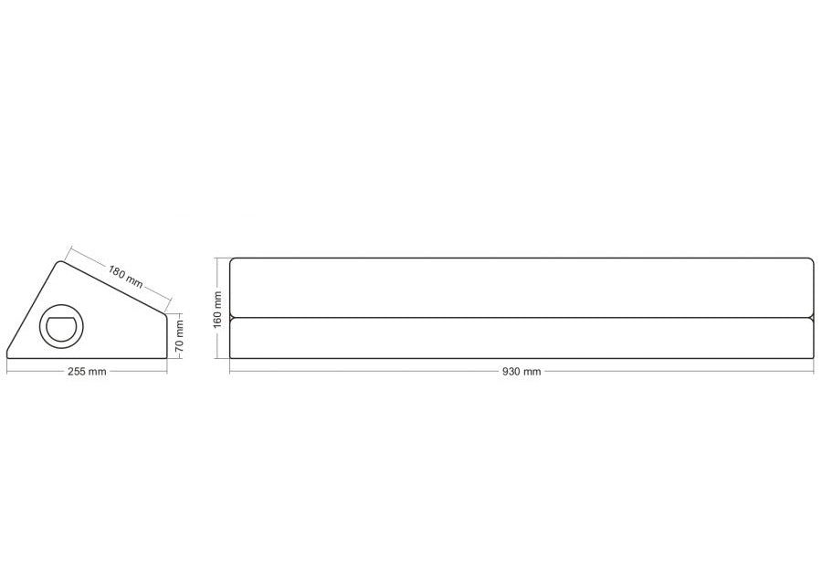 Korpusas žemu dažnių garsiakalbiui MDF12, 15l