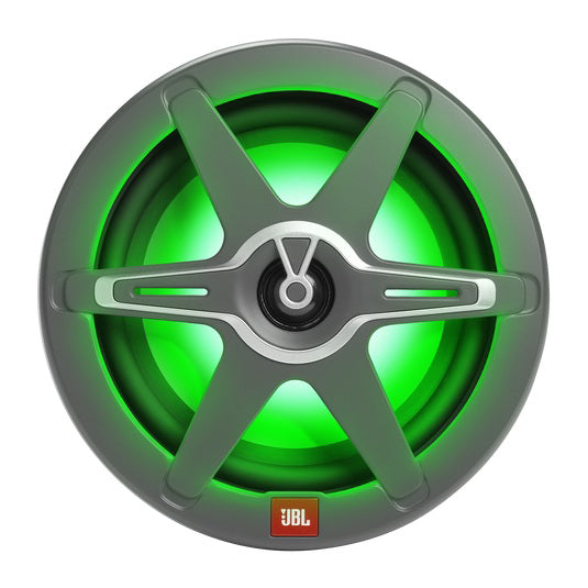 JBL, Marine CLUB 82, 2-juostų katerio koloneles, 20cm - Žalias apšvietimas, pilkas korpusas, JBL logotipas