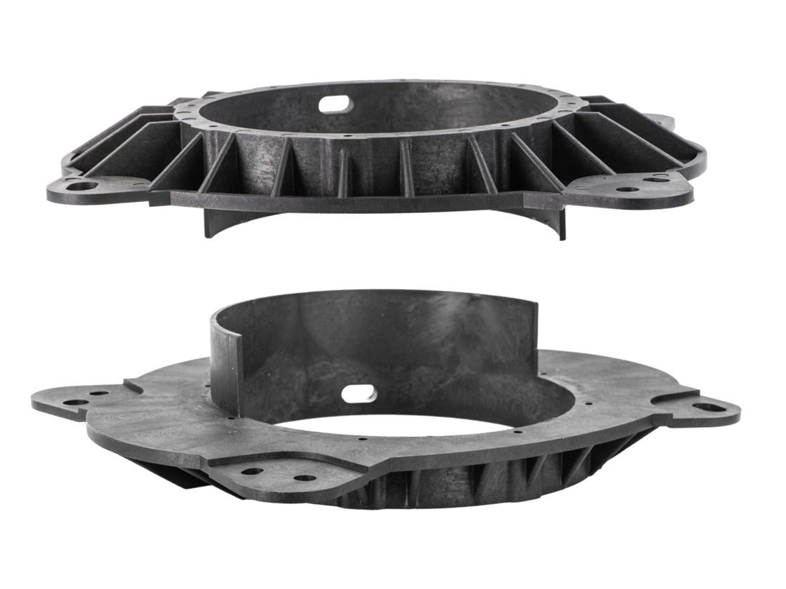 Perėjimo žiedai garsiakalbiams Lexus/Subaru/Toyota - Du skirtingi kampai, juodos detalės