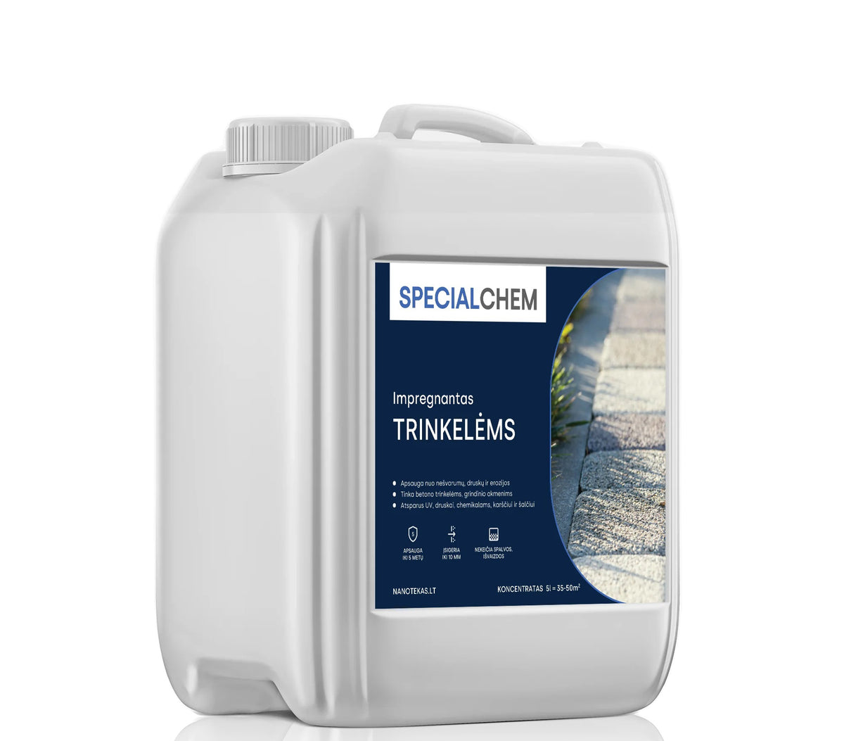 SpecialChem betono impregnantas (impregnantas trinkelėms (bespalvi