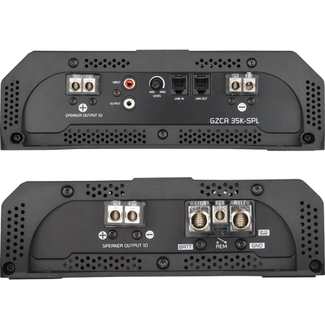 1 kanalo 1 - omo D klasės garso stiprintuvas Ground Zero GZCA 35K-SPL, 35000W. Skirtas varžyboms