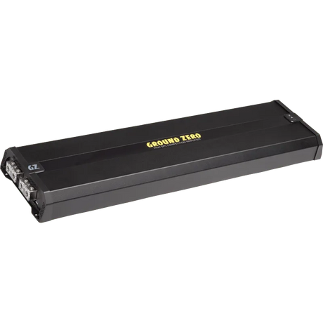 1 kanalo 1 - omo D klasės garso stiprintuvas Ground Zero GZCA 35K-SPL, 35000W. Skirtas varžyboms