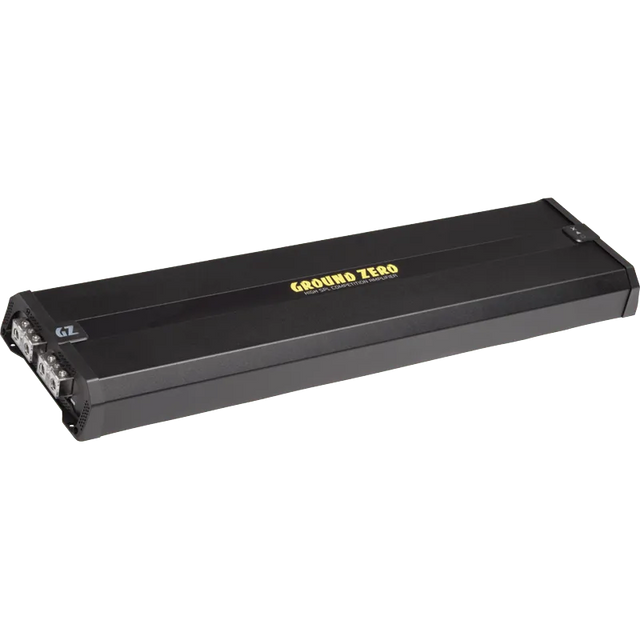 1 kanalo 1 - omo D klasės garso stiprintuvas Ground Zero GZCA 35K-SPL, 35000W. Skirtas varžyboms