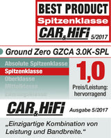 1 kanalo 1 - omo D klasės garso stiprintuvas Ground Zero GZCA 3.0K-SPL, 3400W