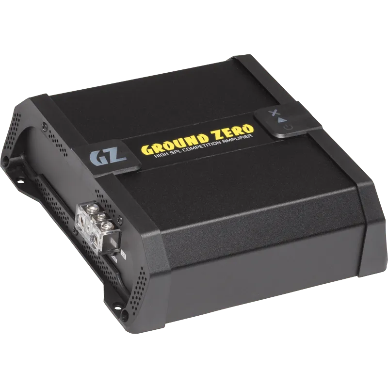 1 kanalo 1 - omo D klasės garso stiprintuvas Ground Zero GZCA 3.0K-SPL, 3400W