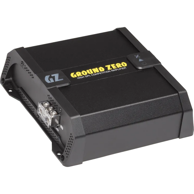 1 kanalo 1 - omo D klasės garso stiprintuvas Ground Zero GZCA 3.0K-SPL, 3400W