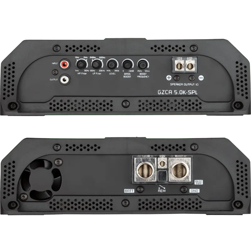 1 kanalo 1 - omo D klasės garso stiprintuvas Ground Zero GZCA 5.0K-SPL, 5600W